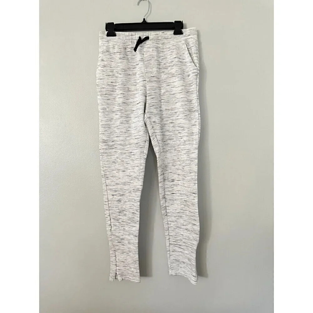 Vection Mens Skim Fit Joggers Size XL White/Black